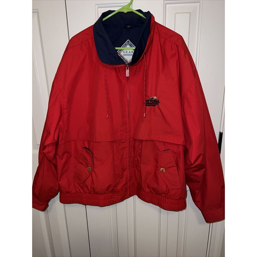 Vintage Gear For Sports Daytona International‎ Speedway Jacket Size XL